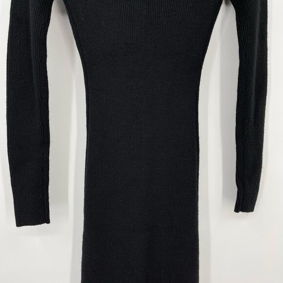 LPA | NWT Kavala Sweater Dress in Black Midi Button Front Knit Cardigan XS - Picture 11 of 16